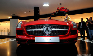 Frankfurt Auto Show: Mercedes Benz SLS AMG <span>· Live Photos</span>