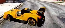 Franklin’s McLaren Turned Into LEGO Racer, Becomes Super-Fast GTA V Getaway Car