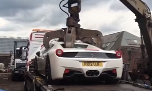 Fraudster Sues the Police for Crushing His Ferrari 458 Spider Without Notice