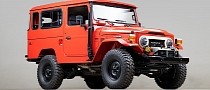 Freeborn Red Toyota Land Cruiser Is a FJ Company V6 Special, Almost a Sleeper