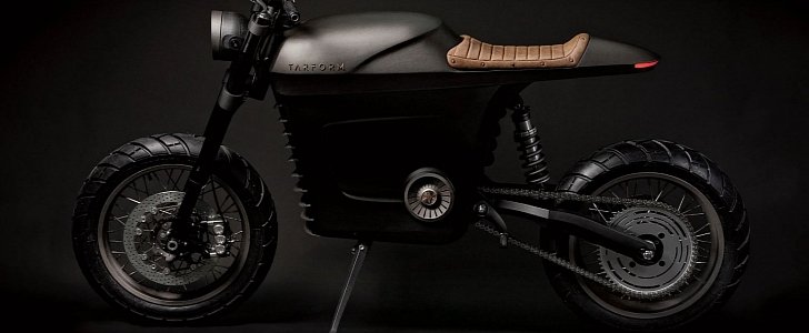 Tarform electric motorcycle is 3D-printed from recycled materials