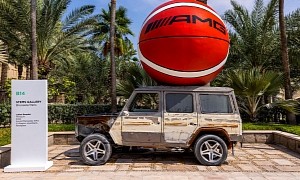French Artist Pays Tribute to the Mercedes G-Wagen With Weird Exhibition at Art Dubai