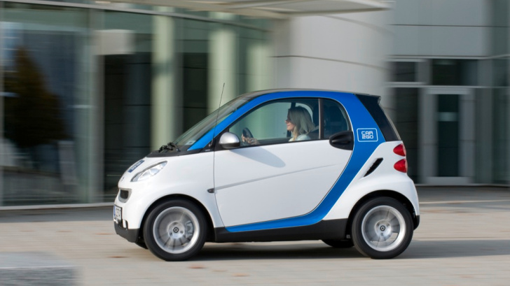 smart fortwo car2go vehicle