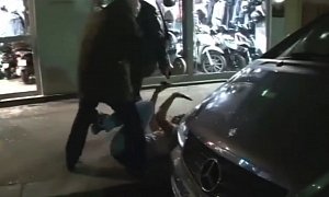 French Elite Police Dealing with Motorcycle Thieves