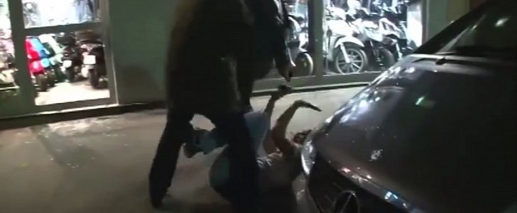 French BAC officers versus bike thieves