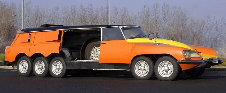 French Freak: Citroen PLR by Michelin Was a 10-Wheeled Monster Built to Test Truck Tires
