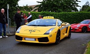 French Lamborghini Gallardo Taxi Was a Treat for Le Mans Fans