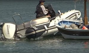 French Prankster Remi Gaillard Goes All Pirate, Takes a Boat for a Joyride
