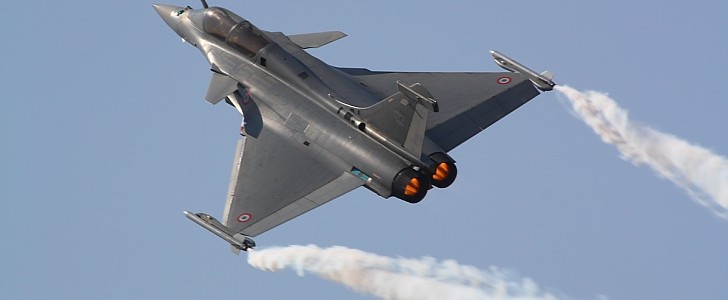 Rafale jet delivered to the Indian Defense Ministry in 2017