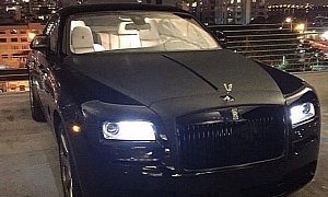 French Rapper Booba Gets His Rolls-Royce Wraith Blacked Out
