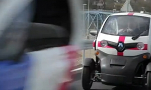 French Rugby Team Tests Renault Twizy