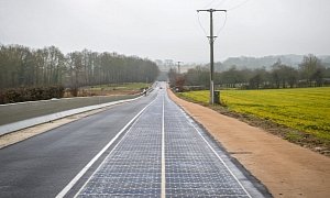 The World's First Solar Panel-Covered Road Is in a Small French Village