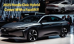 Fresh 2025 Honda Civic Hybrid Also Gets a Few Subtle Updates Across Fantasy Land