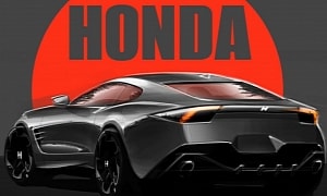 Fresh But Unofficial Honda Ideation Sketch Makes Great Case for a Civic Si or Type R Coupe