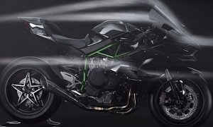 Kawasaki Ninja H2R Ad Makes Us Want to See It Up Against the Challenger SRT Hellcat