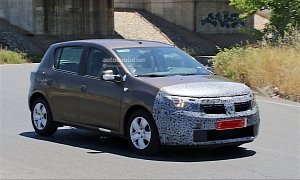 Fresh Spyshots: Dacia is Testing Facelifted Sandero And Logan MCV