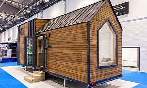 Fresh Two-Loft Tiny House Design Reveals Clean, Luxurious Interiors