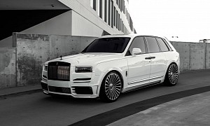 Fresh Widebody Mansory Cullinan Rides on Forged 24s, Also Has Custom Monogram