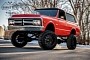Freshly Restored 1972 GMC Jimmy Stands Red Orange High, Just Like the Price Tag