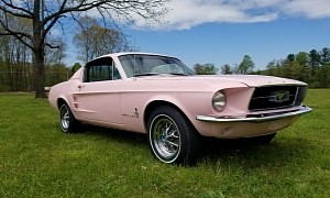 Freshly Restored, One-of-One 1967 Ford Mustang Looks Pretty in Pink