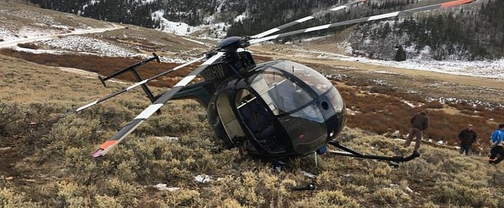 Elk brings down helicopter in Utah