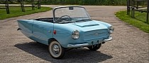 Frisky Family Three Convertible Is an Adorable Classic Microcar, the Only One of Its Kind