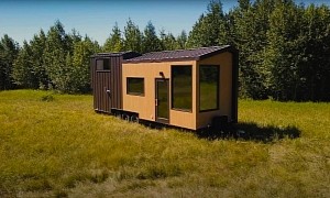 Fritz Tiny Homes Offers a Video Tour of Its Luxurious Halcyon, a Modern Oasis of Calm