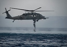 Frogmen Don’t Leap Into a Helicopter, They Use a Rope-Ladder