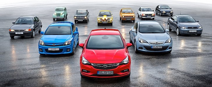 Opel Astra through the years 