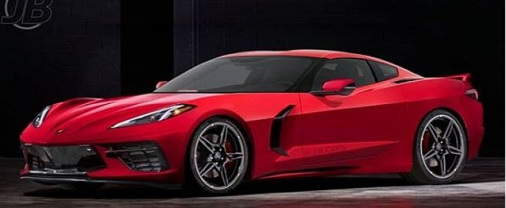 Front-Engined 2020 Corvette Rendered