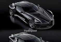 Front-Engined Bugatti La Voiture Noire Rendered, Looks Like a Modern Atlantic