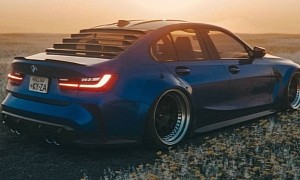 Front Grille Haters Should Focus on This BMW M3's CGI Widebody Kit Instead