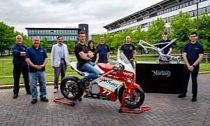 Frontier Is a Promising Race e-Motorcycle Developed by UK Students and Norton