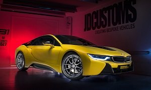 Frozen Yellow BMW i8 from JDCustoms Is... Different