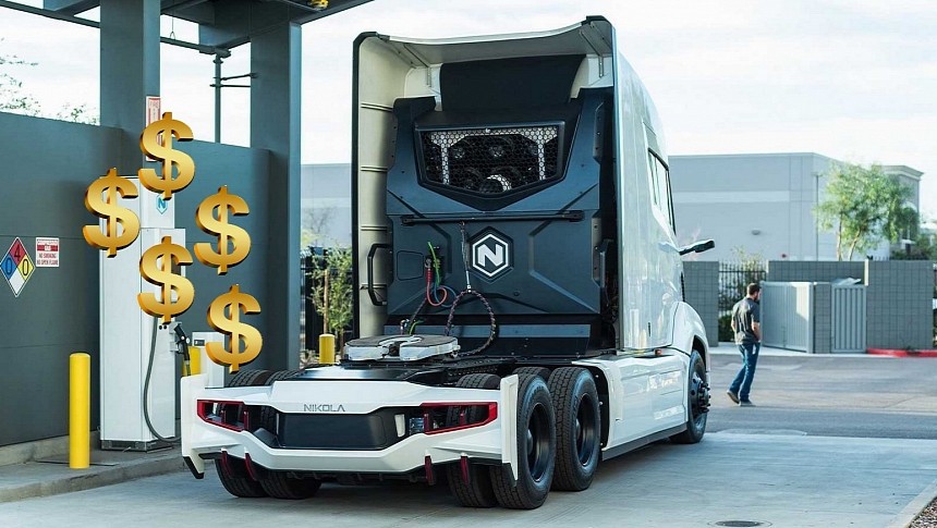 According to the MAN CEO, we will have a limited use for fuel cell trucks due to cost