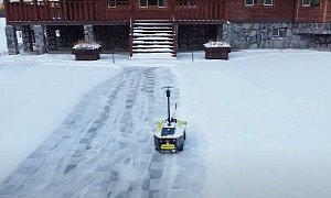 Fully Autonomous Snow Blower Cleans Your Driveway and Yard With No Effort on Your Part