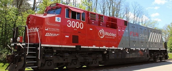 FLXdrive, the electric locomotive, was developed by Pittsburgh-based Wabtec