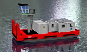 Fully-Electric E-Pusher to Advance Zero-Emissions Shipping, Powered by Swappable Batteries