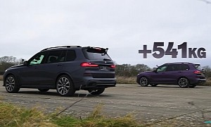 Fully-Loaded BMW X7 M60i Drags M50d, One Is Ugly and Heavy, the Other Is Just Dirty