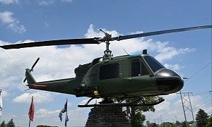 Fully Restored Bell UH-1 Huey is the Centerpiece of this New York Vietnam War Memorial
