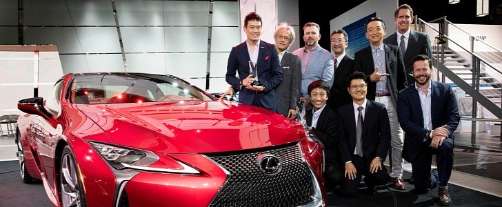Lexus LC 500 receives 2016 EyesOn Design Awards 