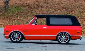 Funky Short and Low 1972 Chevrolet Blazer Has the Heart of a Monster
