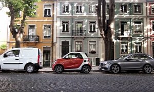 Funky smart fortwo Ad Shrinks Cars To Demonstrate the Model's Practicality – Video
