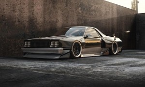 Funny 1980s Chevy “El Cocomino” Is CGI Serious Thanks to Widebody Black Mamba Kit