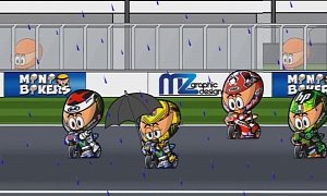 Funny Animated Recap of the Silverstone MotoGP by Pramac