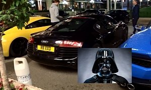 Funny: Old Audi R8 Uses Darth Vader Theme as Alarm