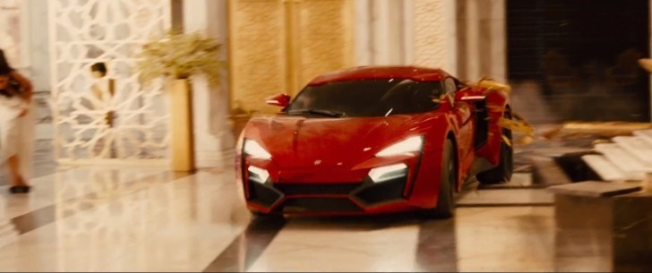 Furious 7 Super Bowl Trailer Brought Lykan HyperSport into Action