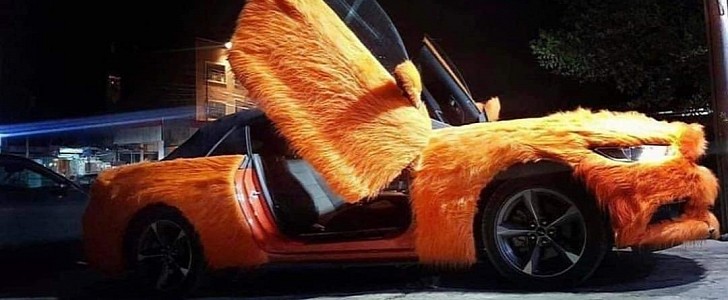 Furry Ford Mustang Looks Like the Gritty-Mobile