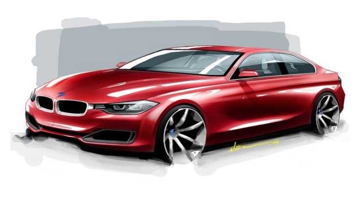 BMW F30 3 Series drawing
