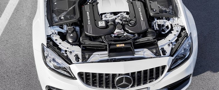 facelifted Mercedes-AMG C63 Coupe